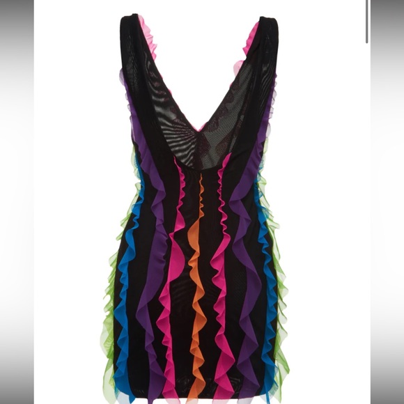 Duckie Confetti Neon Ruffle Dress
l - Picture 2 of 2